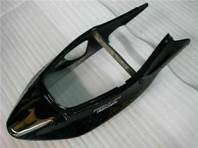 1996-2007 Honda CBR1100XX Blackbird Abs Motorcycle Fairing - Glossy Black Red Flame Canada