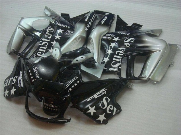1995-1996 Honda CBR600 F3 Motorcycle Fairings - Silver Glossy Black SevenStars Canada