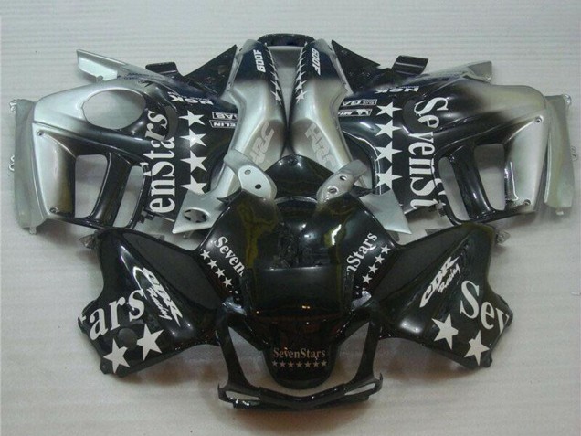 1995-1996 Honda CBR600 F3 Motorcycle Fairings - Silver Glossy Black SevenStars Canada