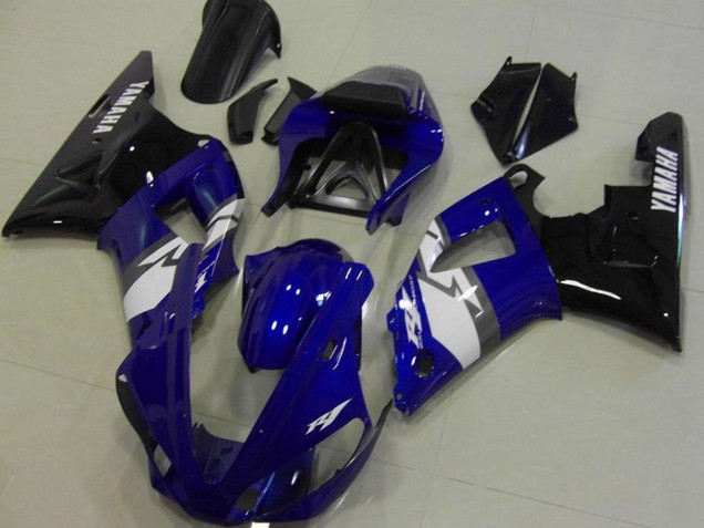 2000-2001 Yamaha YZF R1 Motorcycle Fairings - Blue White Black Canada