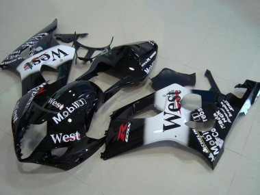 2003-2004 Suzuki GSXR 1000 Motorcycle Fairings - Glossy Black White West Red Canada