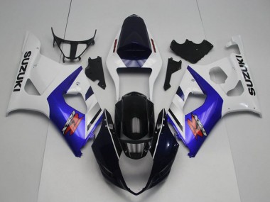 2003-2004 Suzuki GSXR 1000 Motorcycle Fairings - White Blue Glossy Black Red Canada