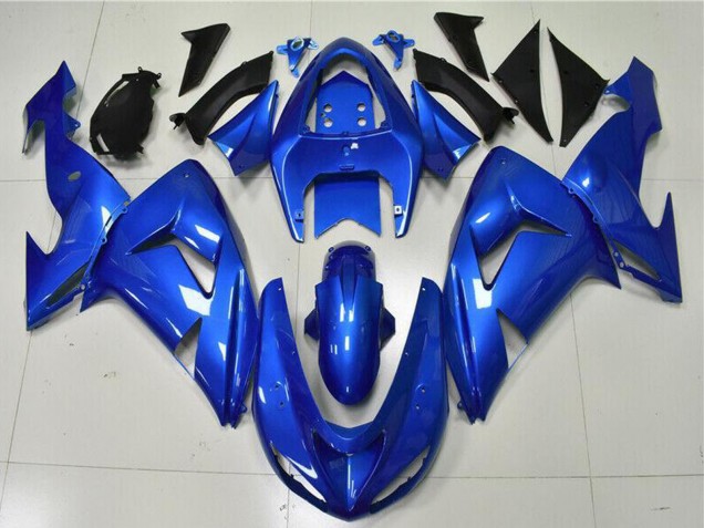 2006-2007 Kawasaki ZX10R Motorcycle Fairing - Blue Canada