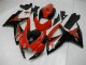 2006-2007 Suzuki GSXR 600/750 Motorcycle Fairings - Red Glossy Black Canada