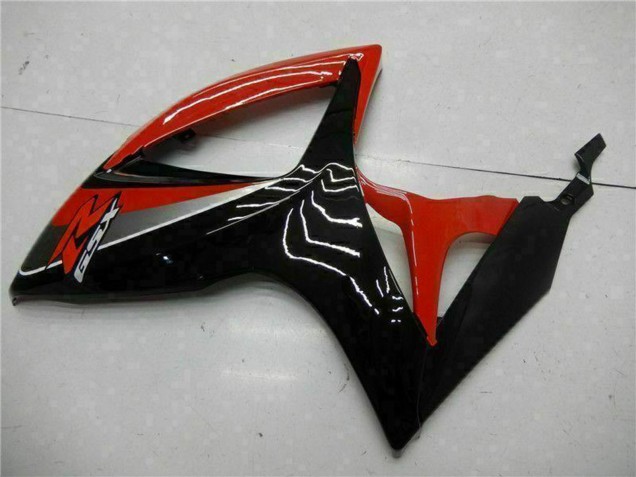 2006-2007 Suzuki GSXR 600/750 Motorcycle Fairings - Red Glossy Black Canada