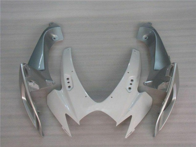 2006-2007 Suzuki GSXR 600/750 Motorcycle Fairings - White Silver Canada