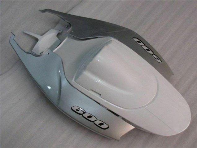 2006-2007 Suzuki GSXR 600/750 Motorcycle Fairings - White Silver Canada