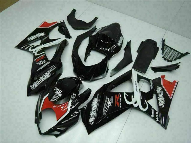 2007-2008 Suzuki GSXR 1000 Motorcycle Fairings - Glossy Black Red White Canada