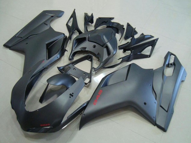 2007-2014 Ducati 848 Motorcycle Fairing - Matte Black Canada