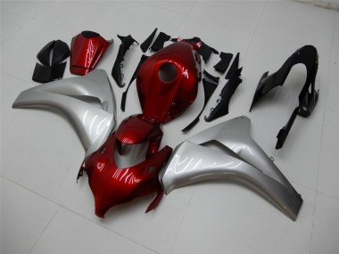 2008-2011 Honda CBR1000RR Motorcycle Fairings - Silver Maroon Red Canada