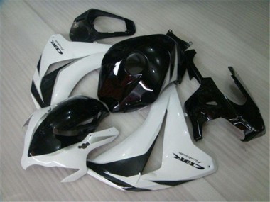 2008-2011 Honda CBR1000RR Motorcycle Fairings Kits - White Glossy Black Canada