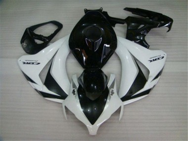 2008-2011 Honda CBR1000RR Motorcycle Fairings Kits - White Glossy Black Canada