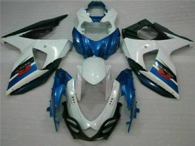 2009-2016 Suzuki GSXR 1000 Abs Fairings Kits - White Blue Black Canada