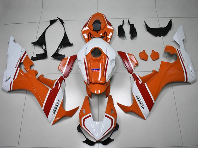 2017-2024 Honda CBR1000RR Motorcycle Fairings - White Orange Red HRC Canada