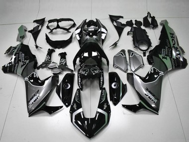2017-2023 Honda CBR1000RR Motorcycle Fairings - Silver Glossy Black HRC Canada
