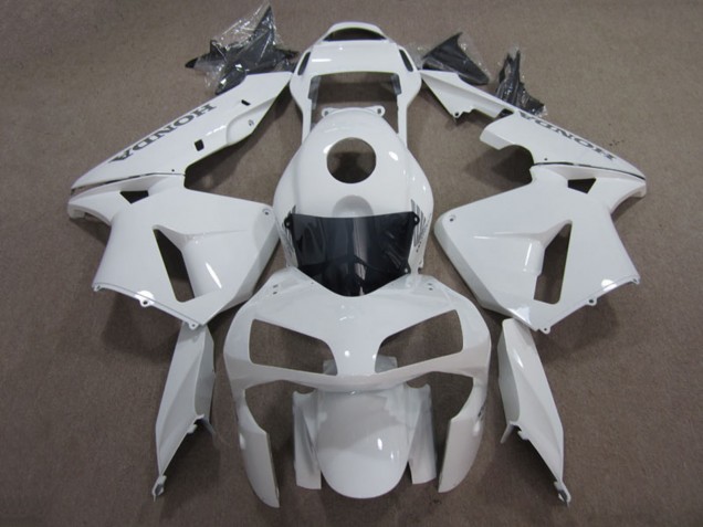2003-2004 Honda CBR600RR Motorcycle Fairings - White Canada