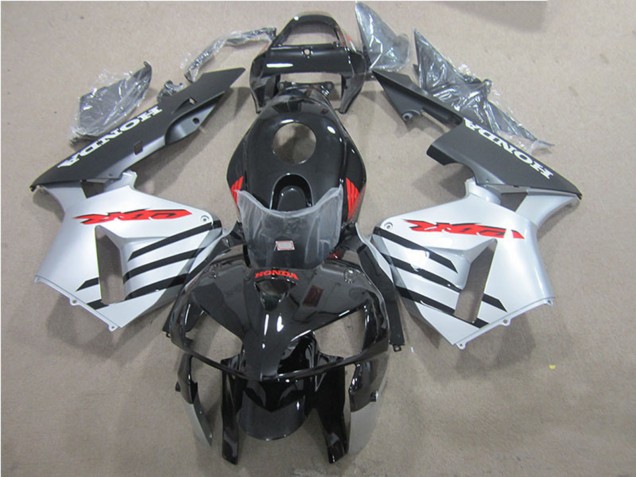 2005-2006 Honda CBR600RR Motorcycle Fairings - Glossy Black Silver Red Canada