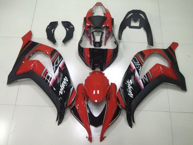 2016-2020 Kawasaki ZX10R Motorcycle Fairings - Maroon Red Glossy Black White Canada