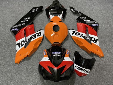 2004-2005 Honda CBR1000RR Abs Fairings - Orange White Red Glossy Black Repsol Canada