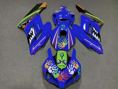 2004-2005 Honda CBR1000RR Motorcycle Fairings - Blue Green Orange Black Shark Canada