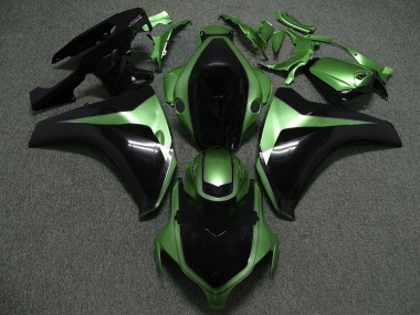 2008-2011 Honda CBR1000RR Motorcycle Fairings - Green Glossy Black Custom Canada