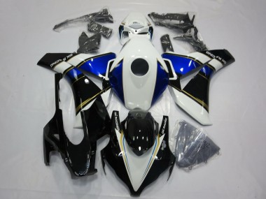 2008-2011 Honda CBR1000RR Motorcycle Fairings - White Blue Gold Glossy Black Canada