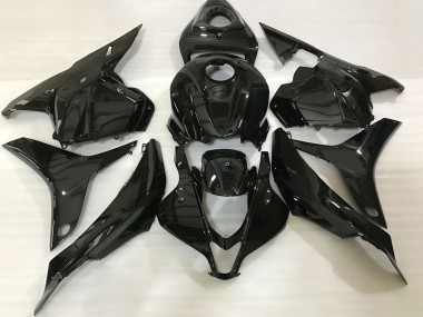 2009-2012 Honda CBR600RR Motorcycle Fairings - Glossy Black Canada