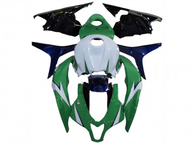 2009-2012 Honda CBR600RR Motorcycle Fairing - White Green Blue Glossy Black Canada