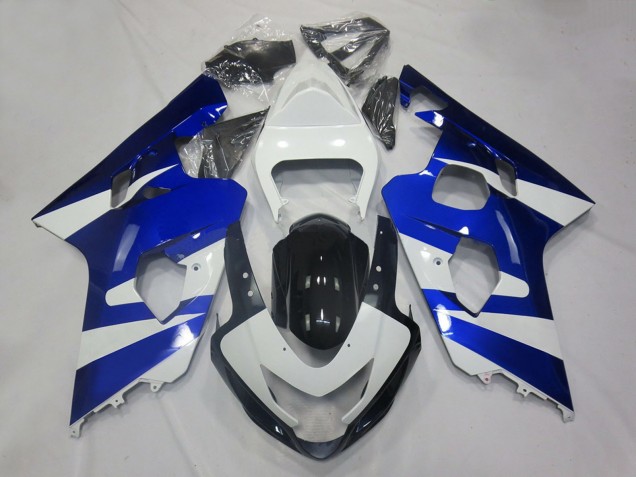 2004-2005 Suzuki GSXR 600 / GSXR 750 Motorcycle Fairings - White Blue Black OEM Style Canada