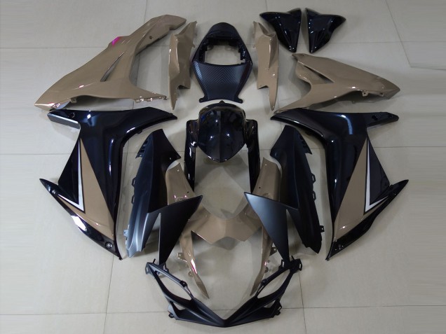 2011-2024 Suzuki GSXR 600 / GSXR 750 Motorcycle Fairings - Grey Glossy Black Matte Black Canada