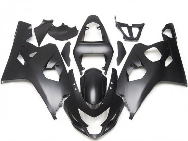 2004-2005 Suzuki GSXR 600 / GSXR 750 Motorcycle Fairings - Matte Black Style Canada