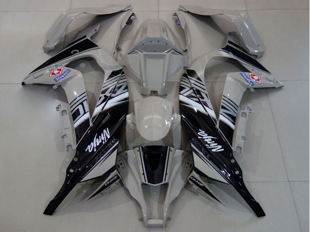 2011-2015 Kawasaki ZX10R Motorcycle Fairings - Grey White Black Canada