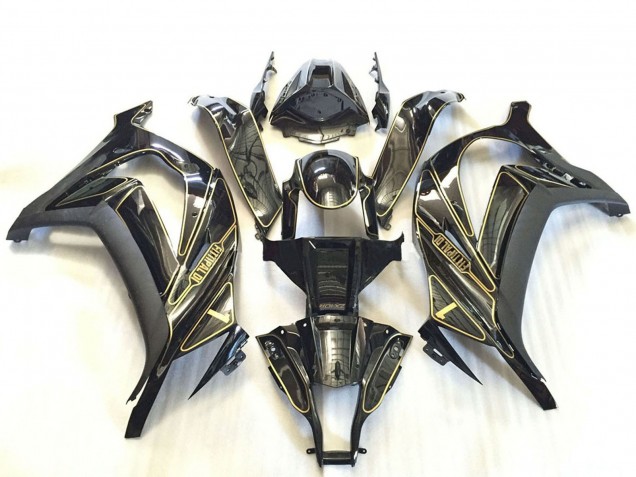 2011-2015 Kawasaki ZX10R Motorcycle Fairings - Silver Glossy Black Matte Black Gold Canada