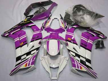 2011-2015 Kawasaki ZX10R Motorcycle Fairings - Purple Black White Yellow Canada
