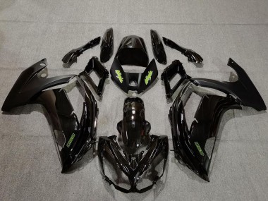 2009-2011 Kawasaki Ninja 650R Motorcycle Fairings - Glossy Black Green Canada