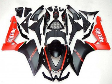 2012-2018 Aprilia RS4 125 Motorcycle Fairings - Red Matte Black Canada