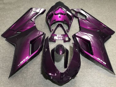 2007-2014 Ducati 848 Motorcycle Fairings - Purple Canada