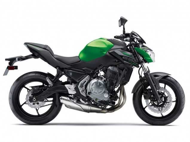 2017-2019 Kawasaki Ninja Z650 Motorcycle Fairings - Black Green Silver Canada