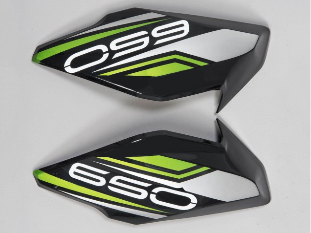 2017-2019 Kawasaki Ninja Z650 Motorcycle Fairings - Black Green Silver Canada