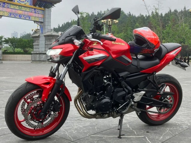2020-2023 Kawasaki Ninja Z650 Motorcycle Fairings - Red Black Canada