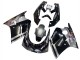 1989-1990 Kawasaki ZXR250 Motorcycle Fairings - Glossy Black Grey Elf Touch4 Bridgestone Canada