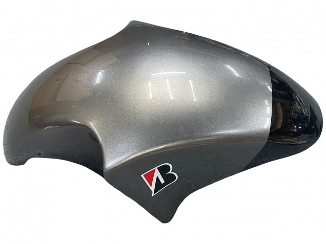 1989-1990 Kawasaki ZXR250 Motorcycle Fairings - Glossy Black Grey Elf Touch4 Bridgestone Canada