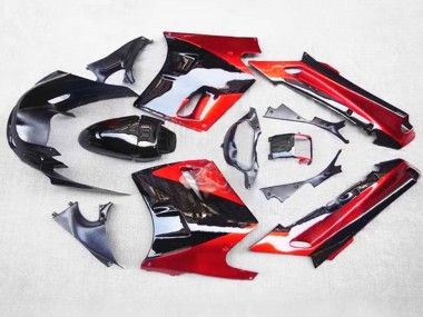1993-2003 Kawasaki ZZR1100 Motorcycle Fairings - Red Black Canada