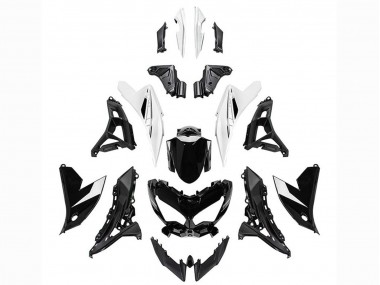 2022-2025 Kawasaki Versys 650 Motorcycle Fairings - Glossy Black White Canada