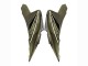 2022-2025 Kawasaki Versys 650 Motorcycle Fairings - Dark Green Black Canada