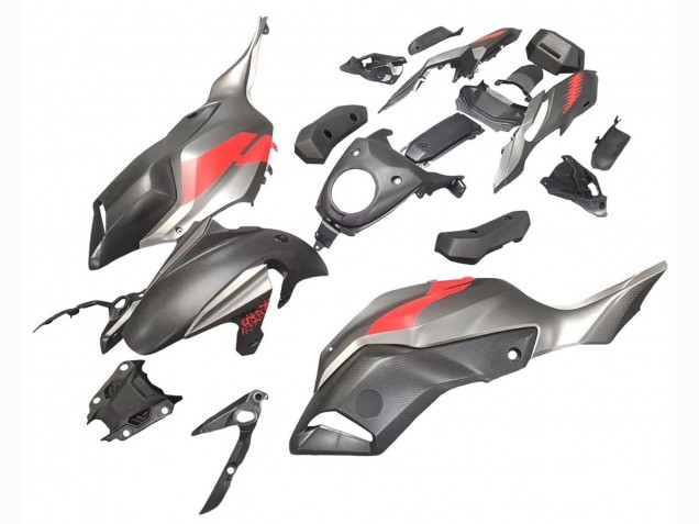 2012-2017 Yamaha MT07/FZ07 Motorcycle Fairings - Grey Red Canada