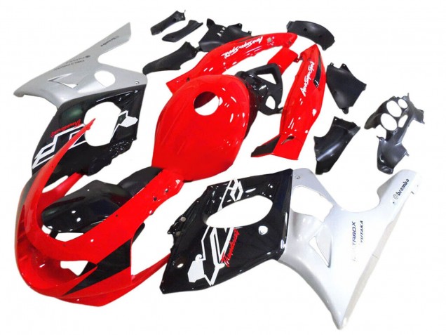 1996-2007 Yamaha YZF600R Thundercat Motorcycle Fairing - Red Black Silver Canada