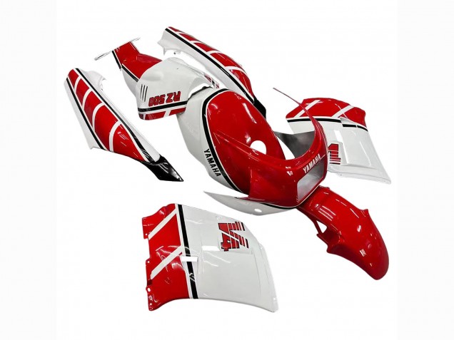 1985-1987 Yamaha RZV500 / RD500 Motorcycle Fairings - White Red Black Canada