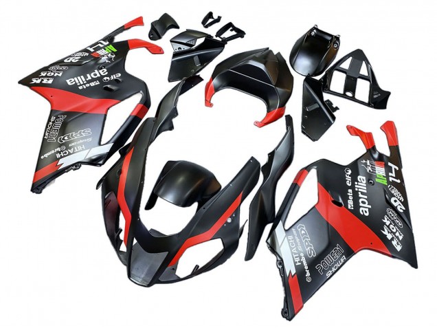 2003-2006 Aprilia RSV1000 Motorcycle Fairings - Black Red Canada