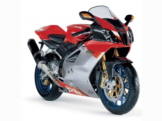 2003-2006 Aprilia RSV1000 Motorcycle Fairings - White Red Black Canada